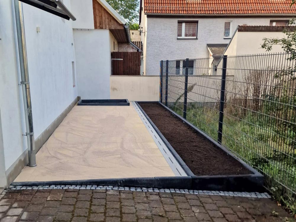 Nachher Bild einer Terrasse